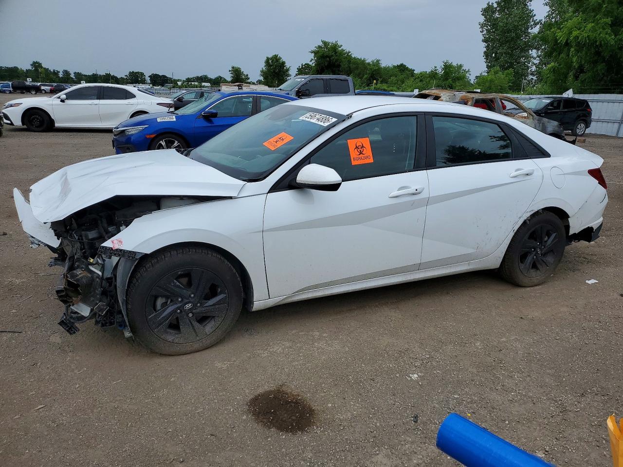 2022 Hyundai Elantra SEL, VIN KMHLM4AG4NU243083 — Undercarriage