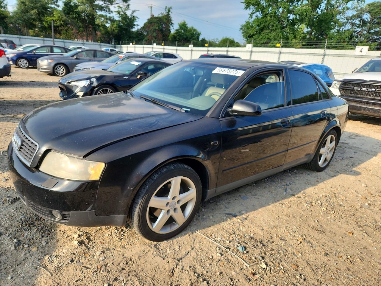 2003 Audi A4 1.8T, VIN WAUJC68E13A238840 — Зад