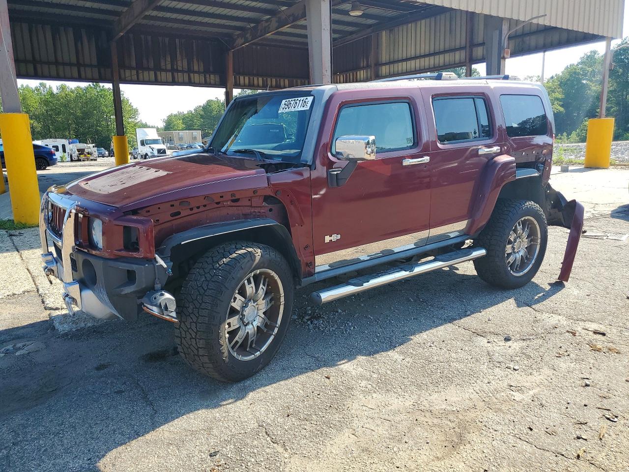 2008 Hummer H3 Alpha, VIN 5GTEN13L588179189 — Зад