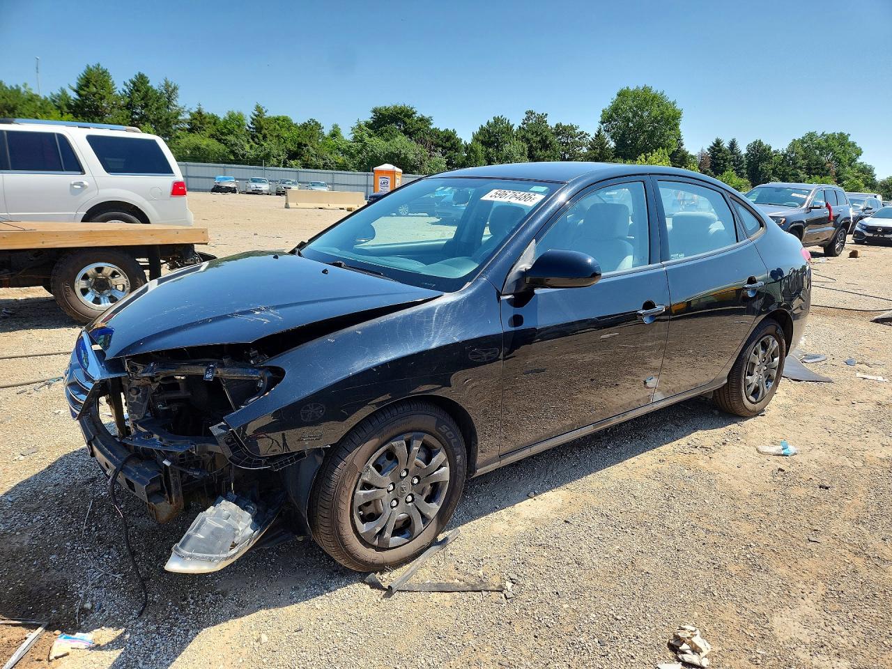 2010 Hyundai Elantra GLS, VIN KMHDU4AD5AU108053 — Front end