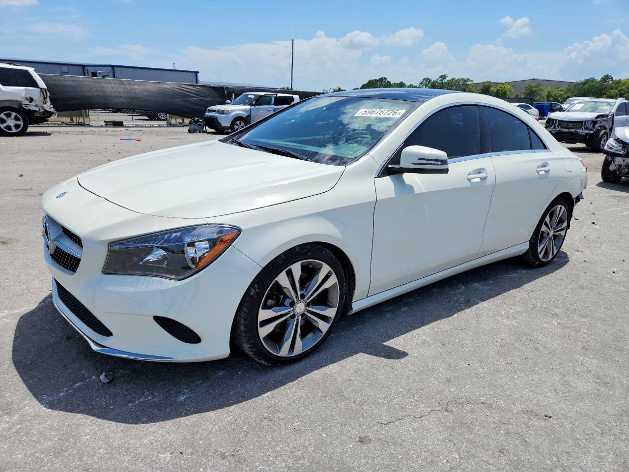 2017 Mercedes-Benz CLA 250, VIN WDDSJ4EB4HN415334 — Rear end