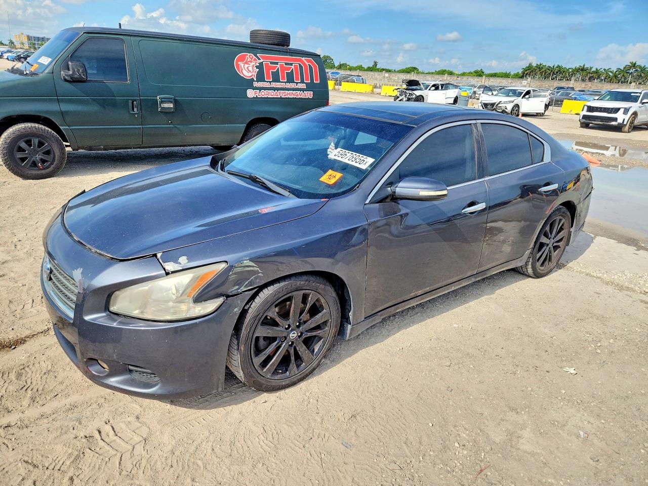 2012 Nissan Maxima SV, VIN 1N4AA5AP2CC828585 — Зад