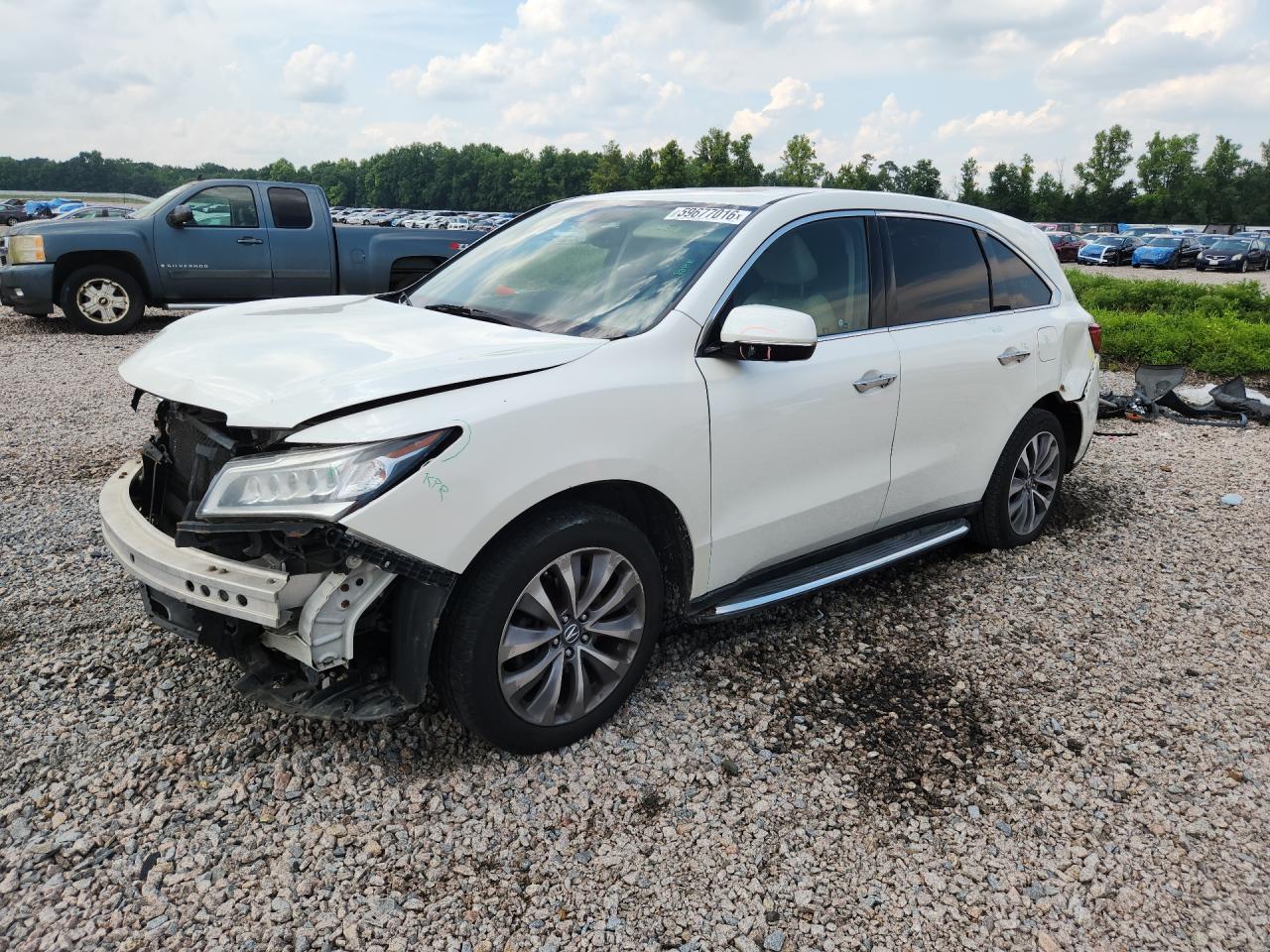 2014 Acura MDX Technology, VIN 5FRYD4H41EB030041 — Перед