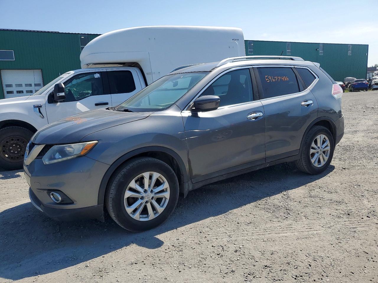 2016 Nissan Rogue SL, VIN 5N1AT2MT3GC853914 — Rear end