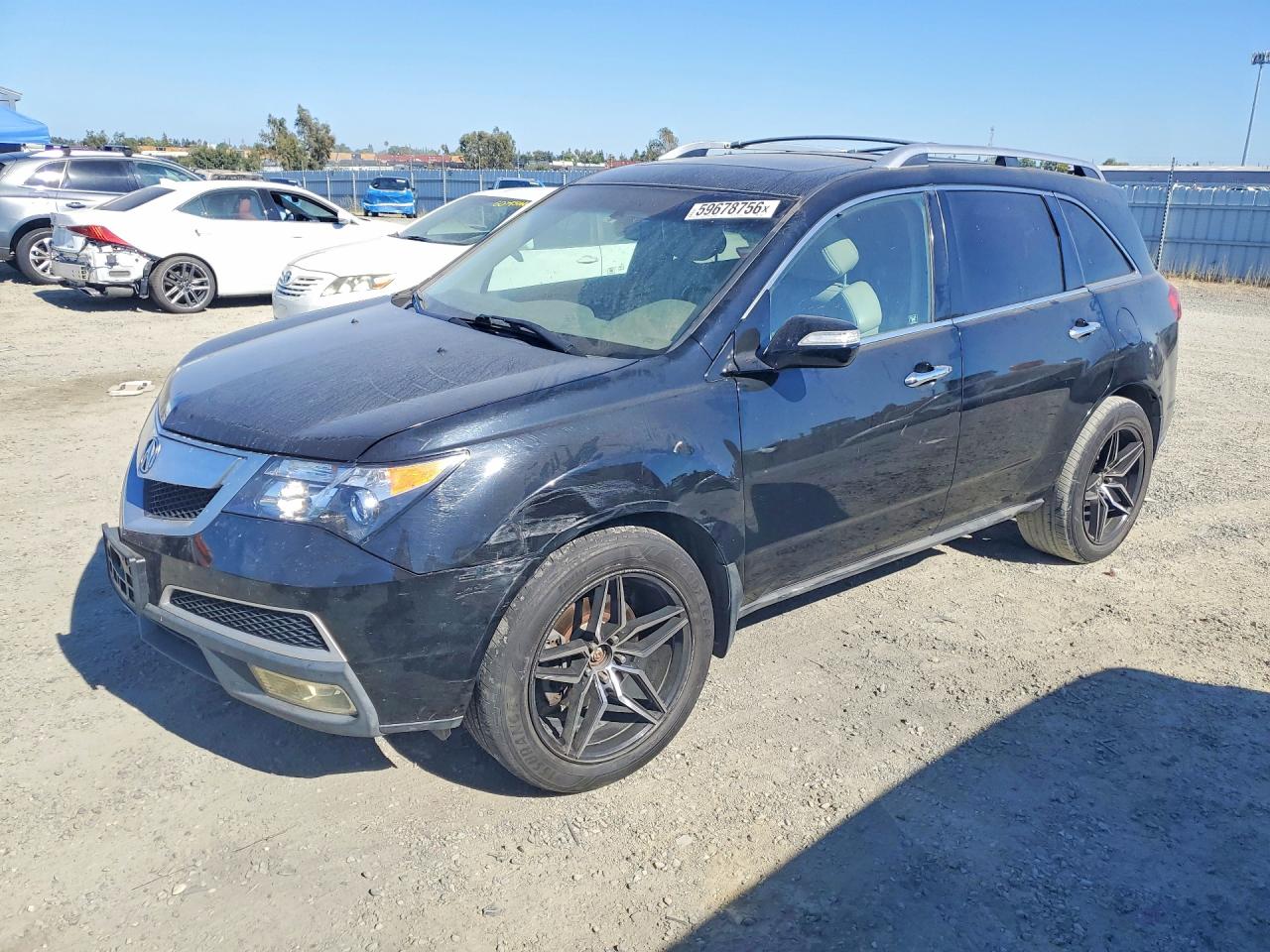 2012 Acura MDX, VIN 2HNYD2H27CH519520 — Front end