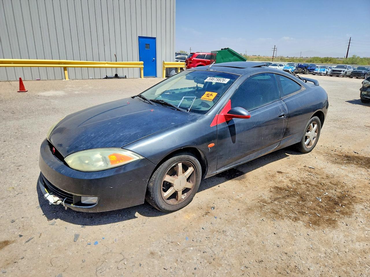 2001 Mercury Cougar, VIN 1ZWFT61L915617083 — Undercarriage