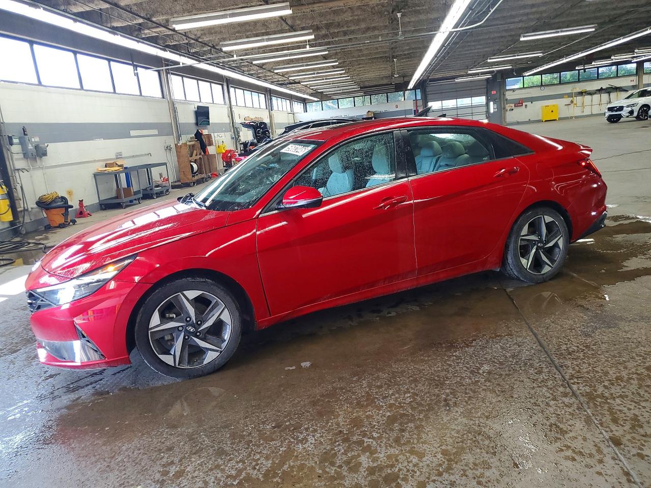 2022 Hyundai Elantra Limited, VIN 5NPLP4AG6NH076148 — Rear end