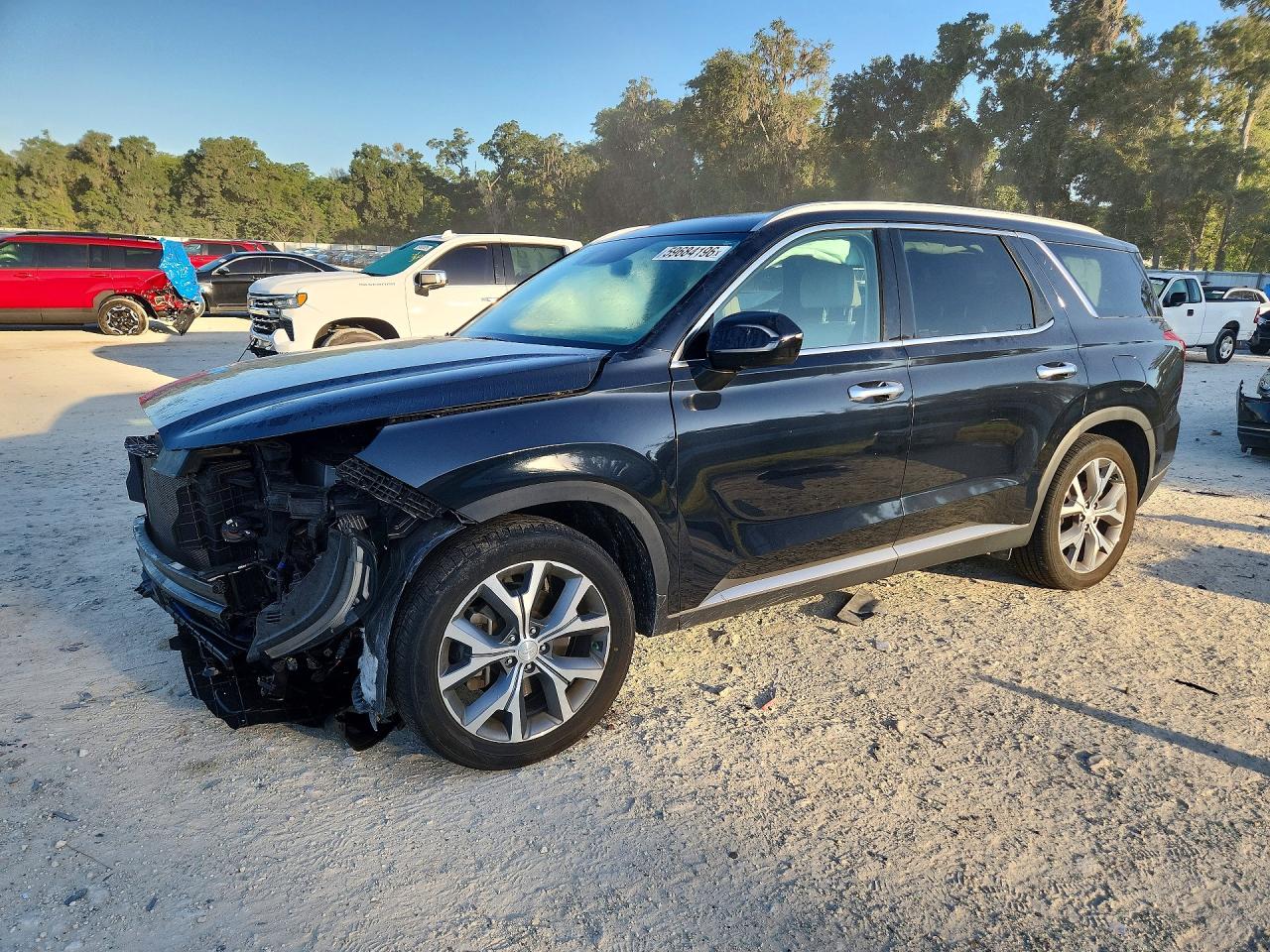 2021 Hyundai Palisade SEL, VIN KM8R44HE6MU275644 — Front end