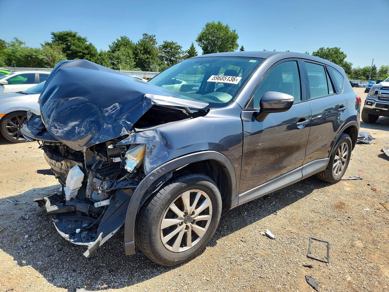 2016 Mazda CX-5 Sport, VIN JM3KE4BYXG0622336 — Front end