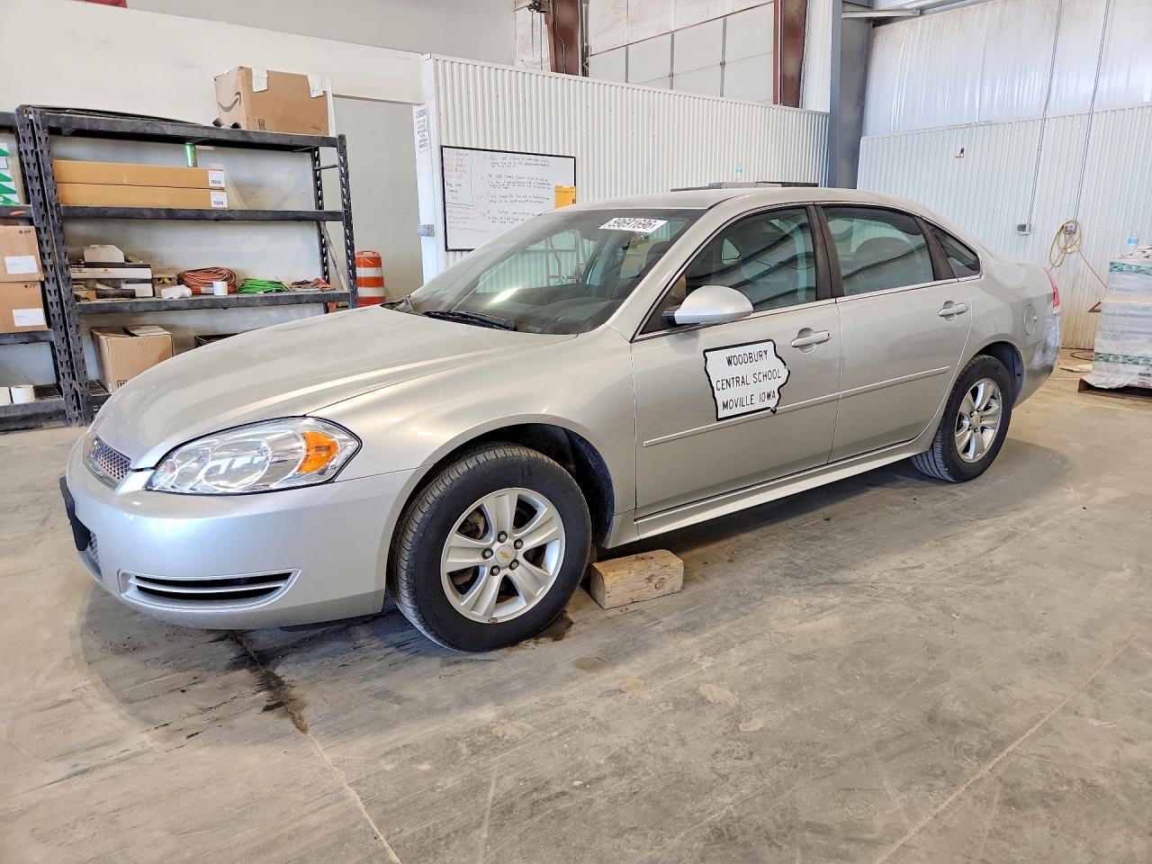 2012 Chevrolet Impala LS Fleet, VIN 2G1WF5E3XC1310795 — Hail