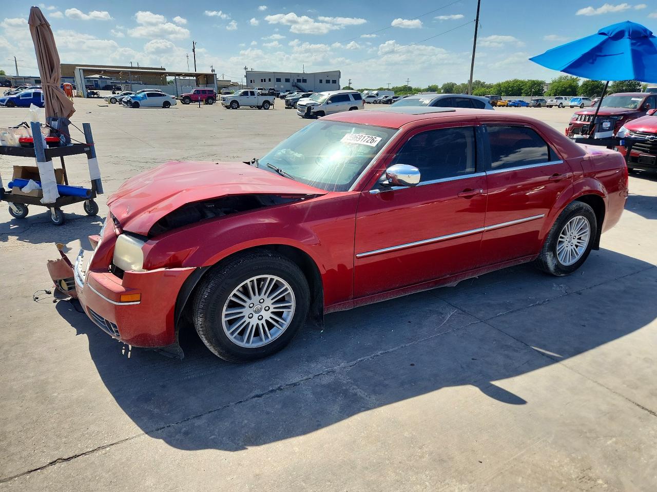 2009 Chrysler 300 Touring, VIN 2C3KA53V19H587509 — Front end