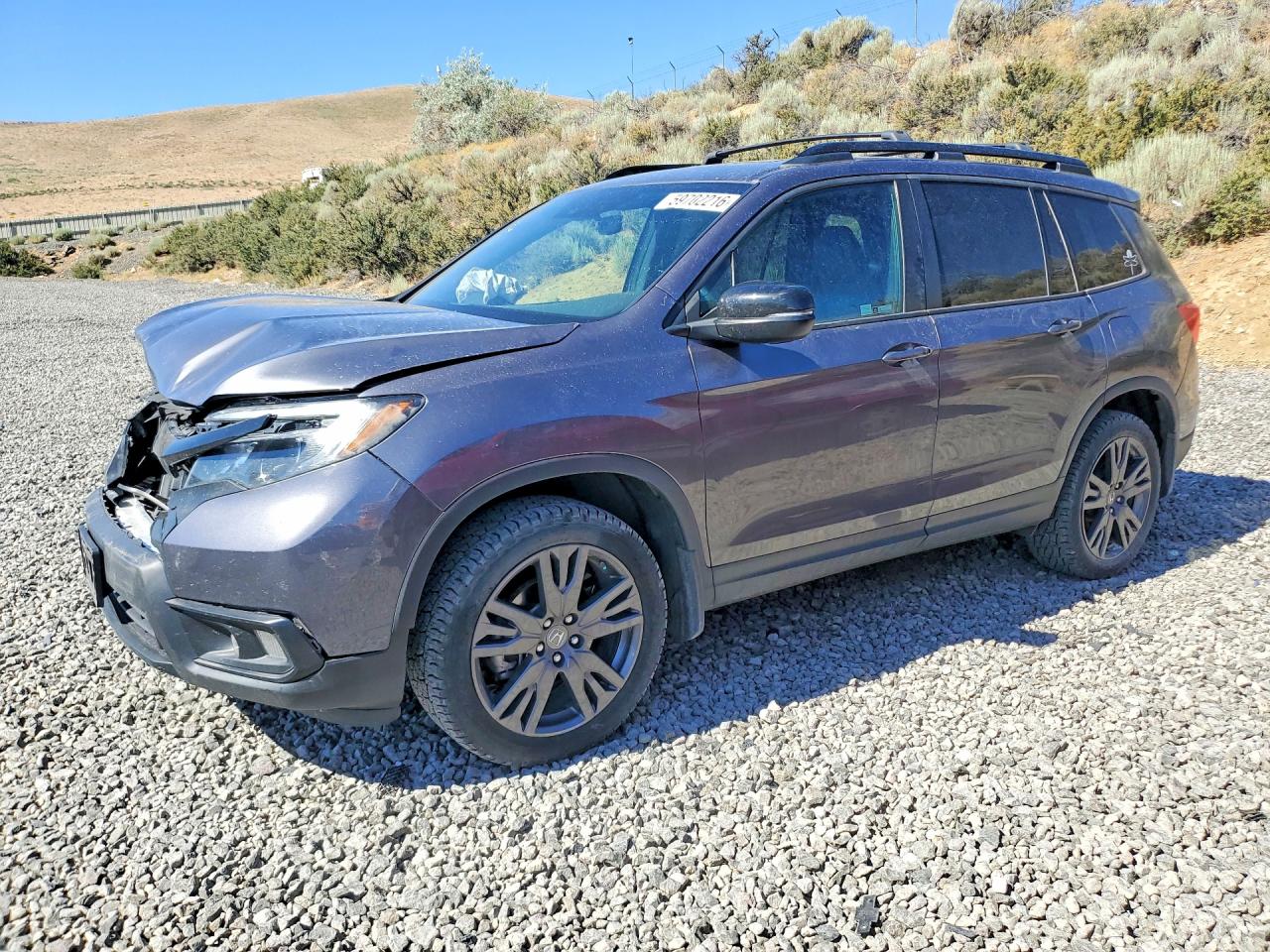 2020 Honda Passport EX-L, VIN 5FNYF8H5XLB020746 — Front end