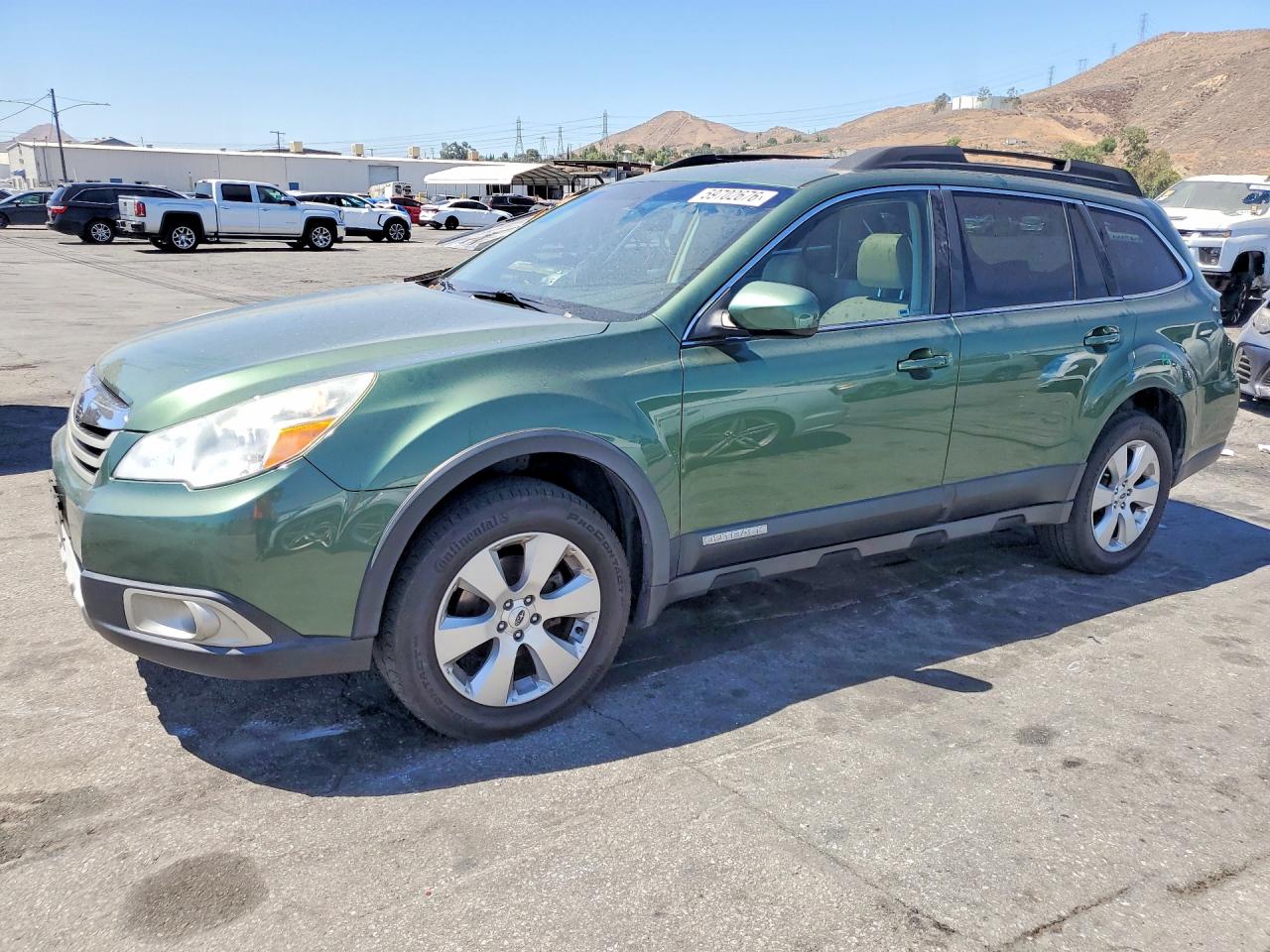 2012 Subaru Outback Limited, VIN 4S4BRBKC0C3234056 — Rear end