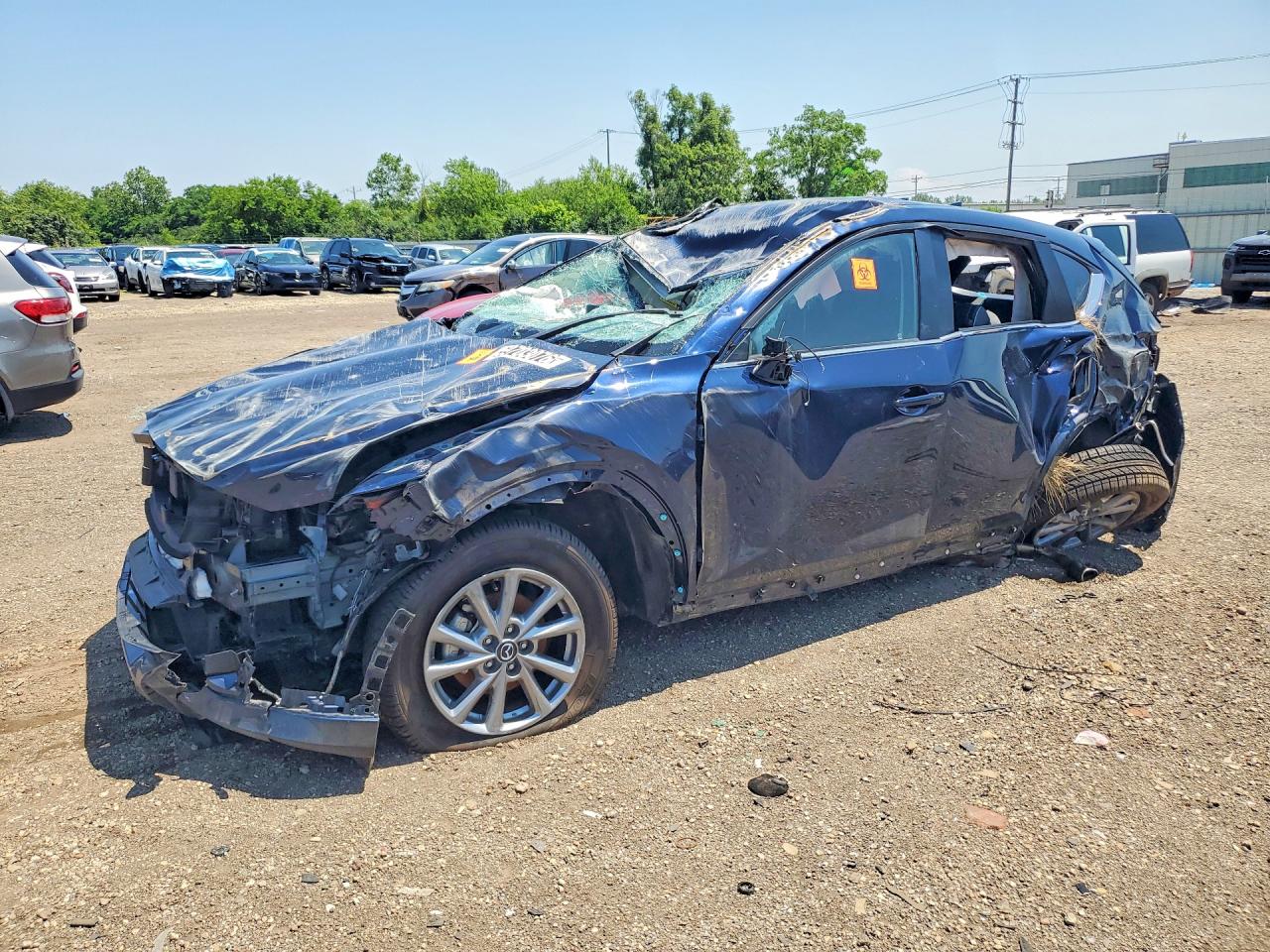 2025 Mazda CX-5 S Select, VIN JM3KFBBL9S0678024 — Опрокидывание