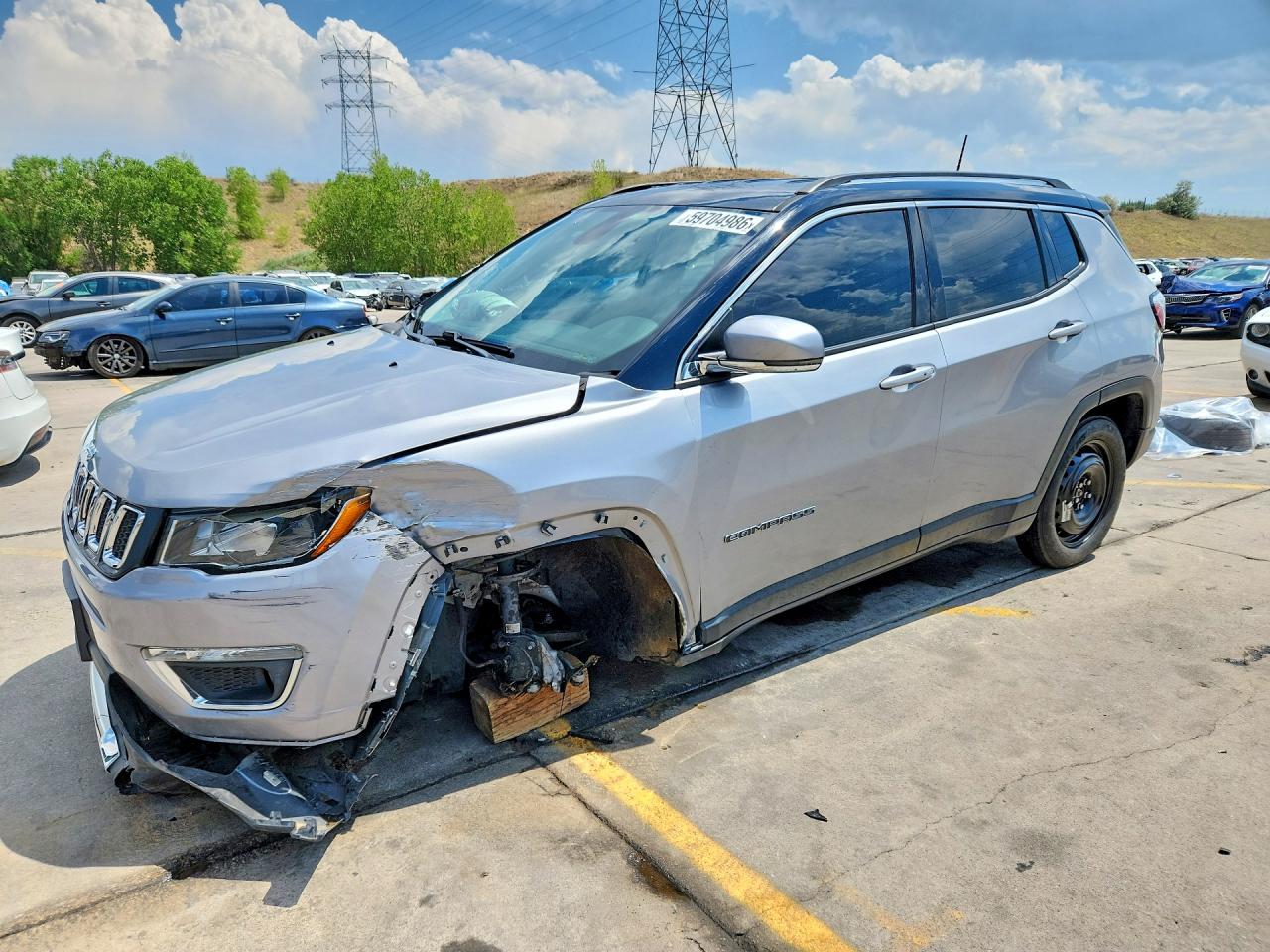 2018 Jeep Compass Limited, VIN 3C4NJDCB9JT456963 — Front end