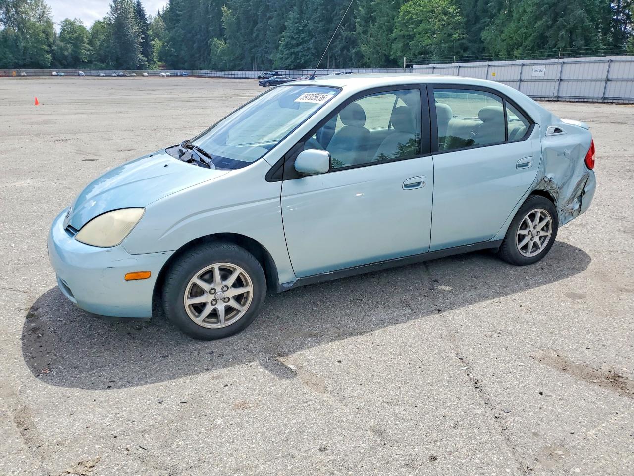 2001 Toyota Prius, VIN JT2BK12U310021430 — Rear end