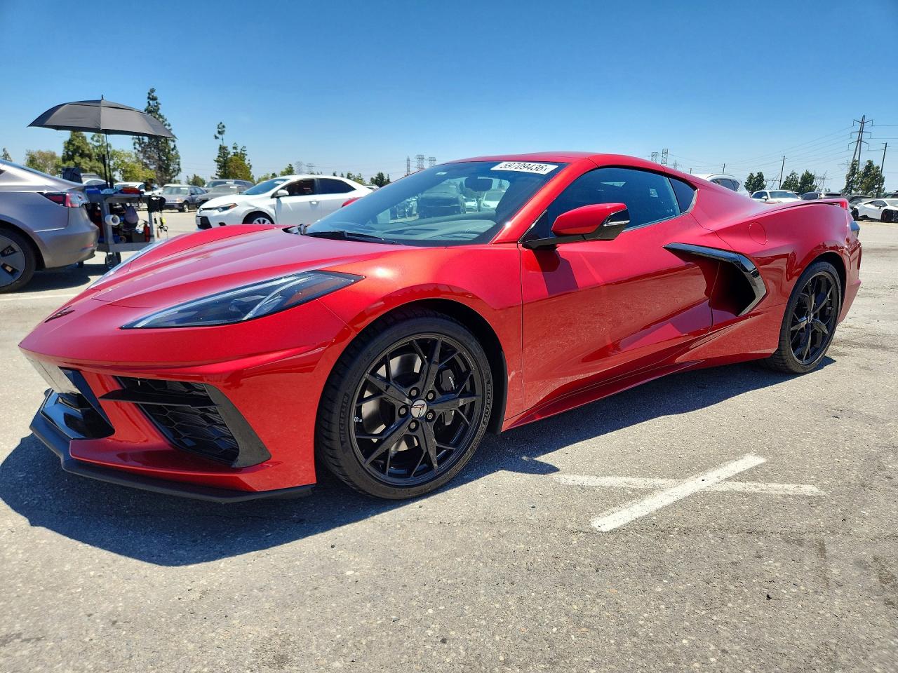 2022 Chevrolet Corvette 2LT, VIN 1G1YB2D43N5119833 — Rear end