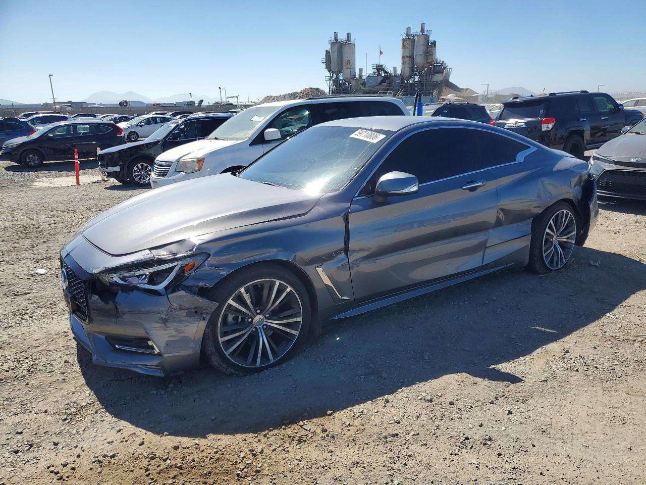 2018 Infiniti Q60 Pure, VIN JN1CV7EK0JM200553 — Front end