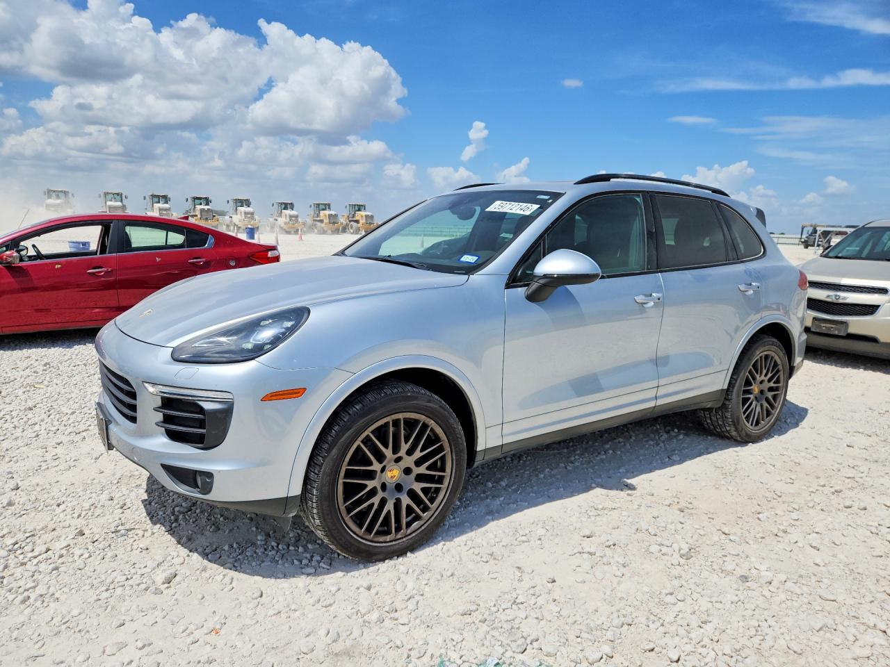2018 Porsche Cayenne, VIN WP1AA2A25JKA01520 — Undercarriage