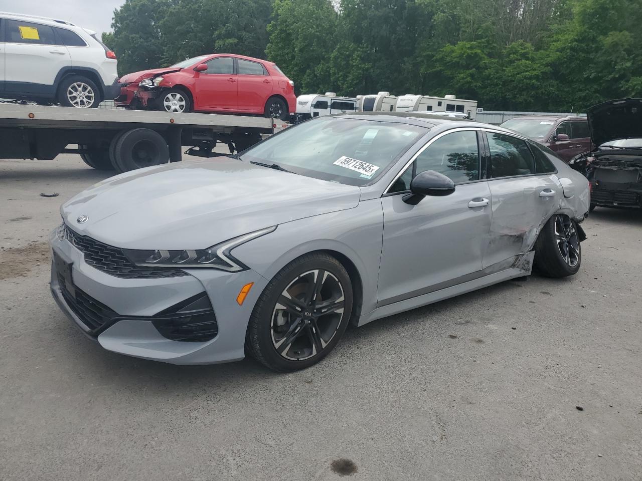 2021 Kia K5 GT-Line, VIN 5XXG64J20MG044816 — Side