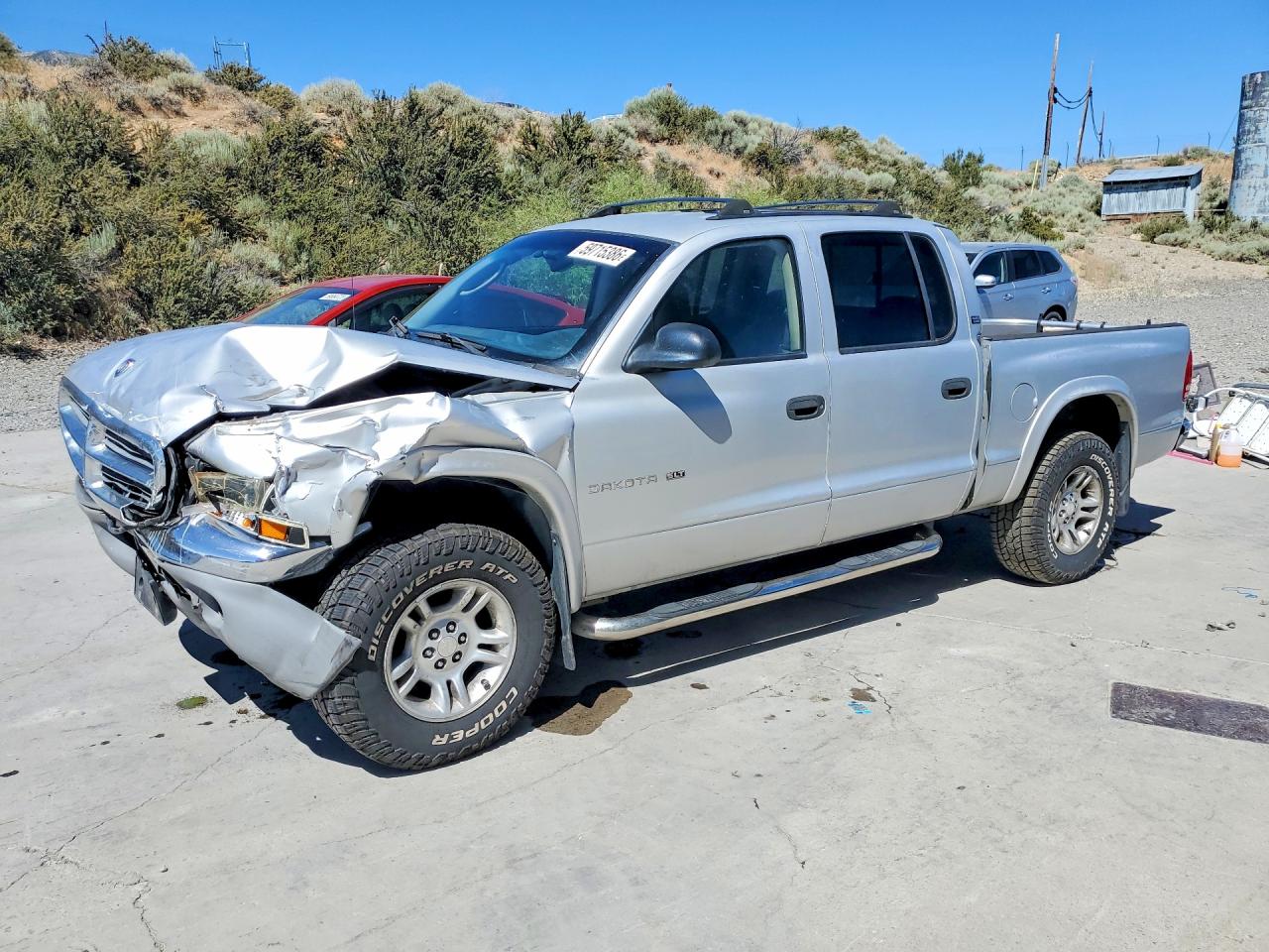 2001 Dodge Dakota Sport, VIN 1B7GG2AN91S125231 — Перед