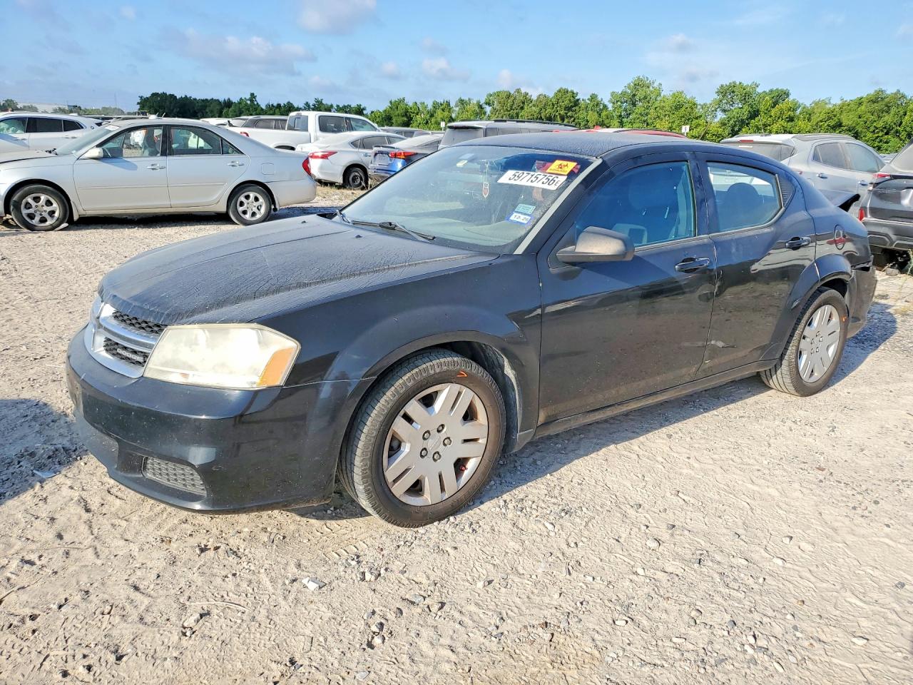 2012 Dodge Avenger SE, VIN 1C3CDZAB1CN177724 — Rear end