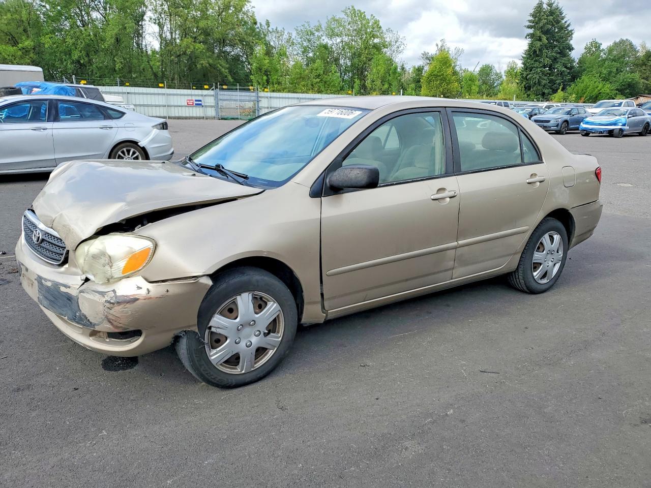2005 Toyota Corolla LE, VIN 1NXBR32E55Z365455 — Front end
