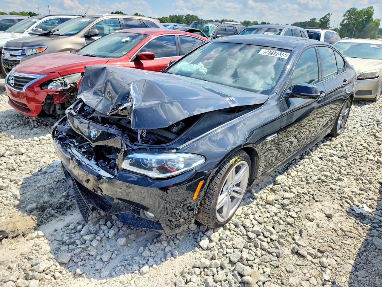 2014 BMW 5 Series 550i, VIN WBAKN9C53ED681242 — Front end