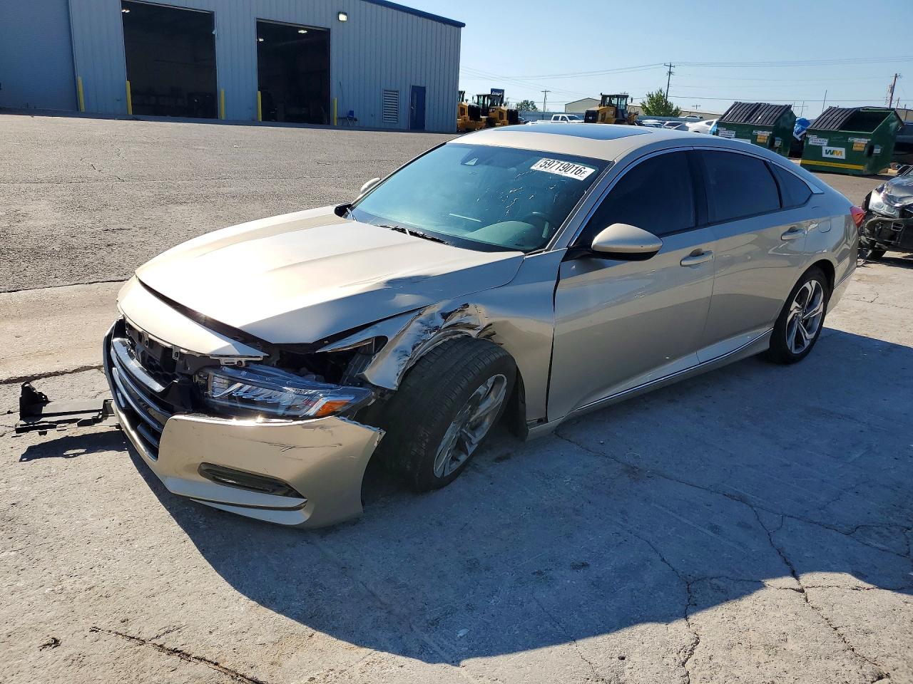 2019 Honda Accord EX, VIN 1HGCV1F4XKA125195 — Front end