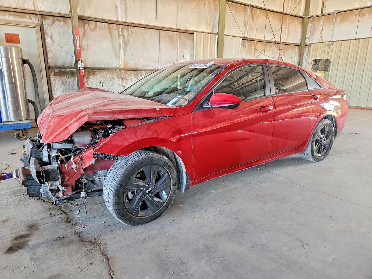2022 Hyundai Elantra Blue, VIN KMHLM4AJ5NU020997 — Перед