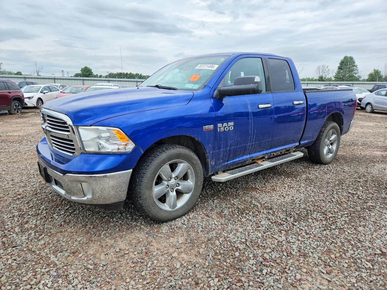 2014 Ram 1500 Big Horn, VIN 1C6RR7GT8ES385901 — Roof
