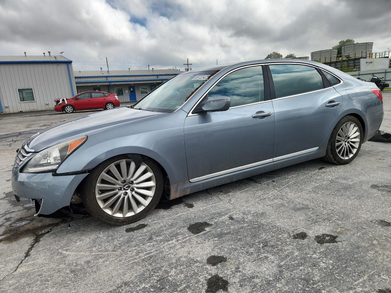 2016 Hyundai Equus Signature, VIN KMHGH4JH0GU102805 — Front end