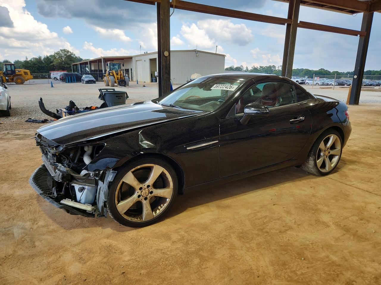 2012 Mercedes-Benz SLK 350, VIN WDDPK5HA7CF017890 — Front end