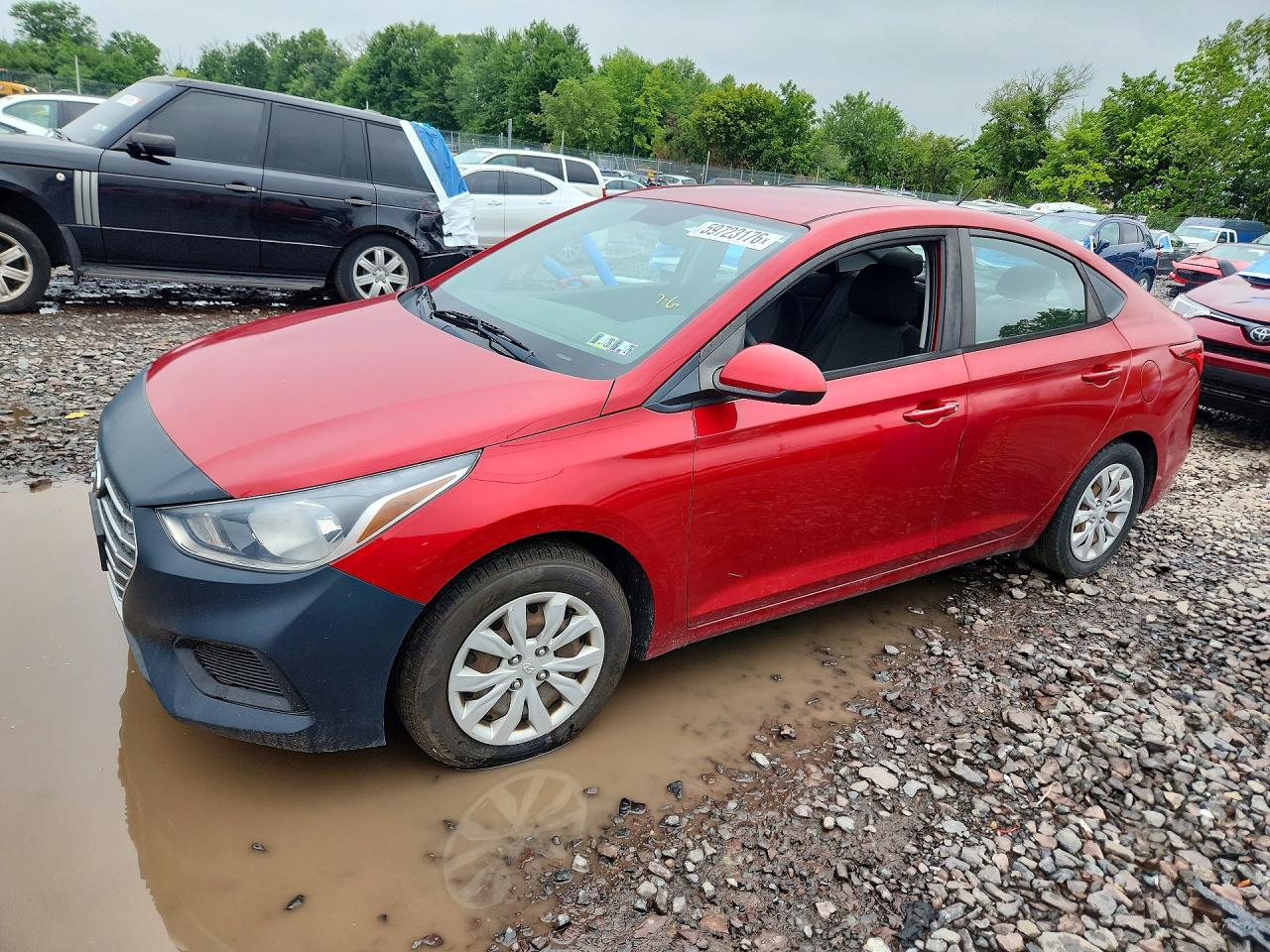 2019 Hyundai Accent SE, VIN 3KPC24A34KE056721 — Minor dents and scratches