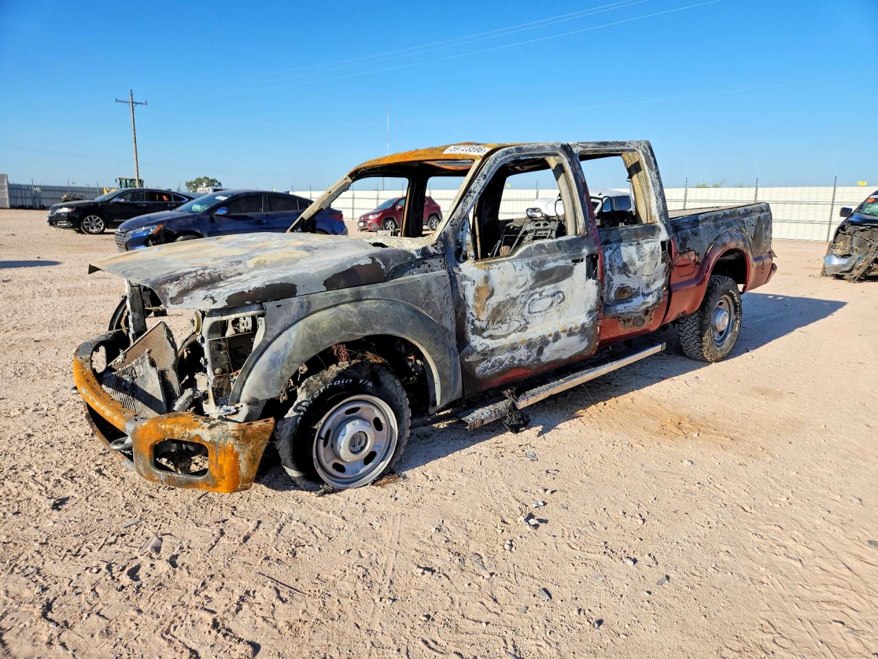 2014 Ford F-350 Platinum, VIN 1FT8W3BTXEEA09101 — Burn
