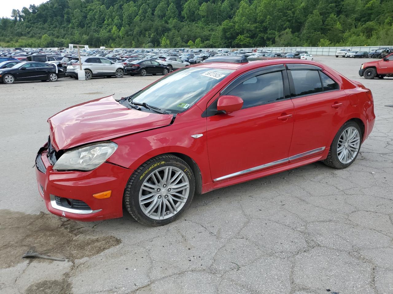 2012 Suzuki Kizashi GTS Sport, VIN JS2RF9A65C6100177 — Front end
