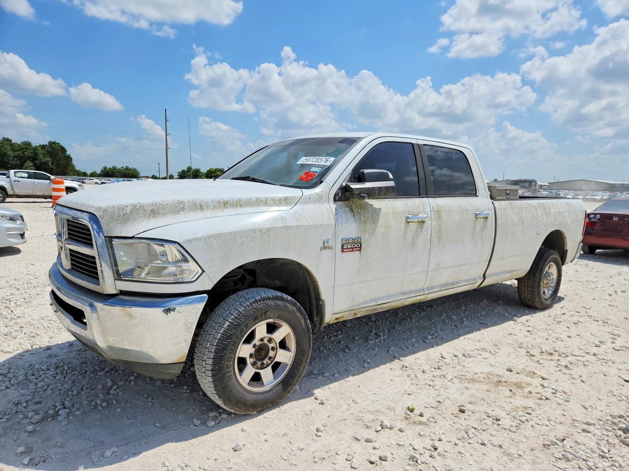 2012 Ram 2500 SLT, VIN 3C6UD5JL0CG159619 — Rear end