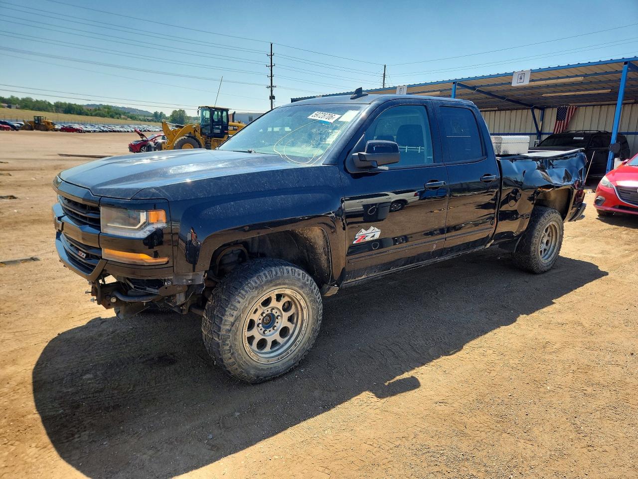 2017 Chevrolet Silverado 1500 LT, VIN 1GCVKREC8HZ355139 — Повреждение рамы