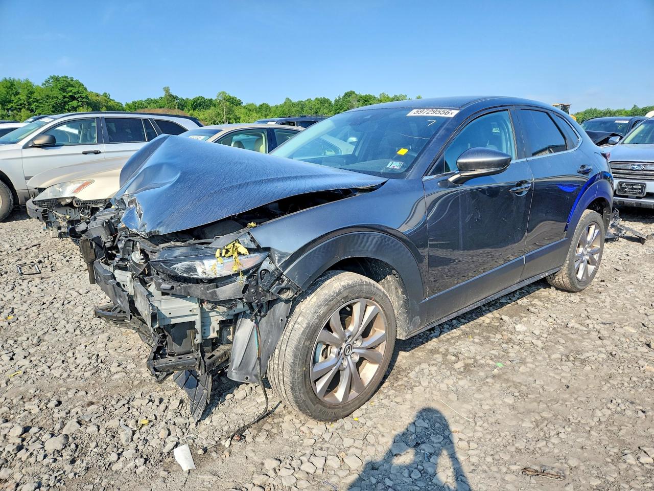 2022 Mazda CX-30 S Select, VIN 3MVDMBBL4NM457132 — Front end