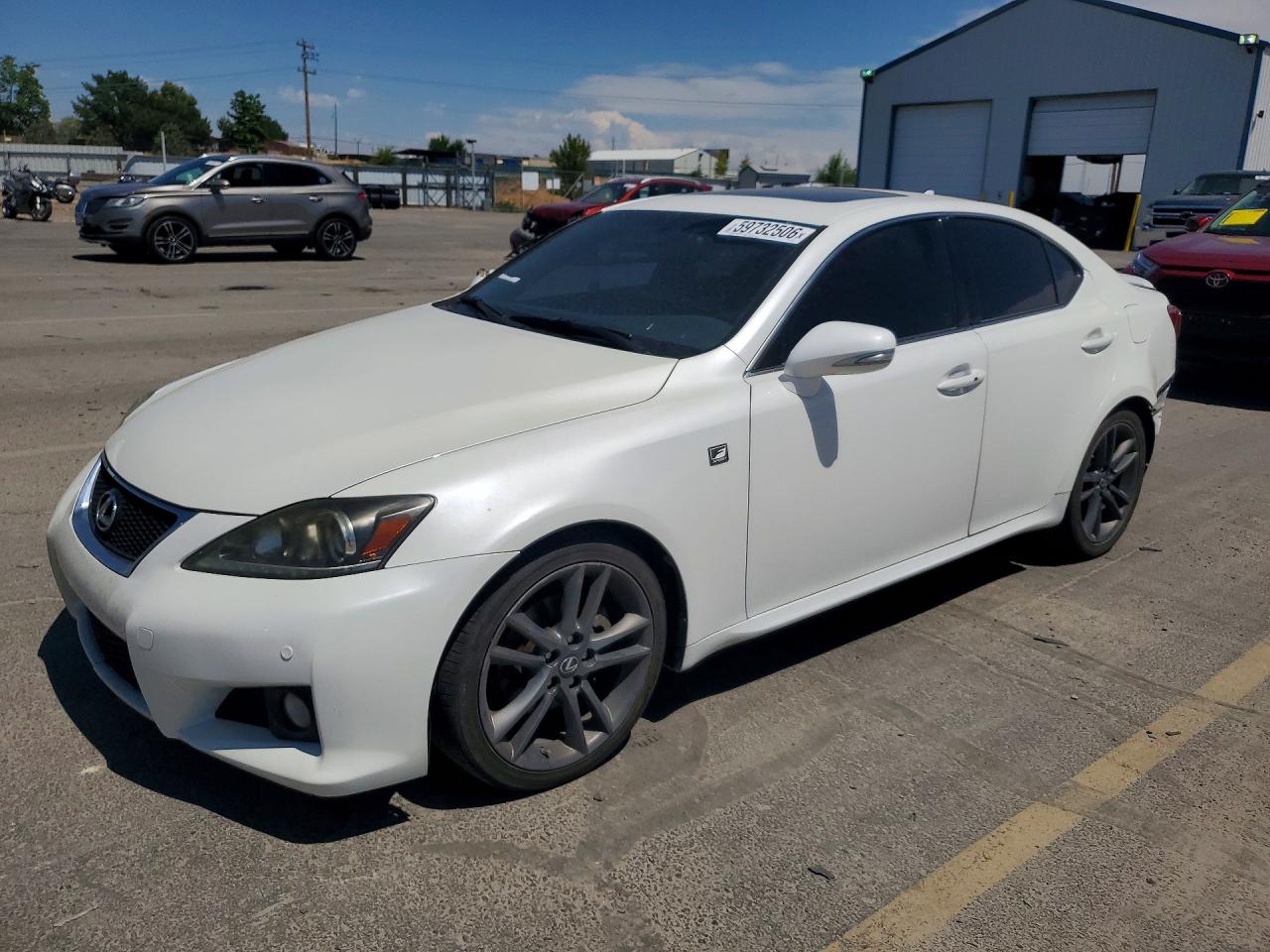 2012 Lexus IS 250, VIN JTHBF5C20C5166221 — Rear end
