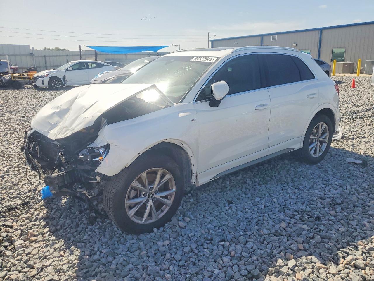 2021 Audi Q3 S line Premium, VIN WA1DECF36M1069954 — Перед