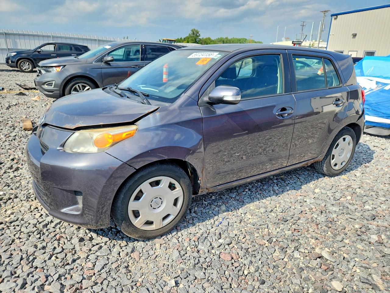 2010 Scion xD, VIN JTKKU4B40AJ055573 — Rear end