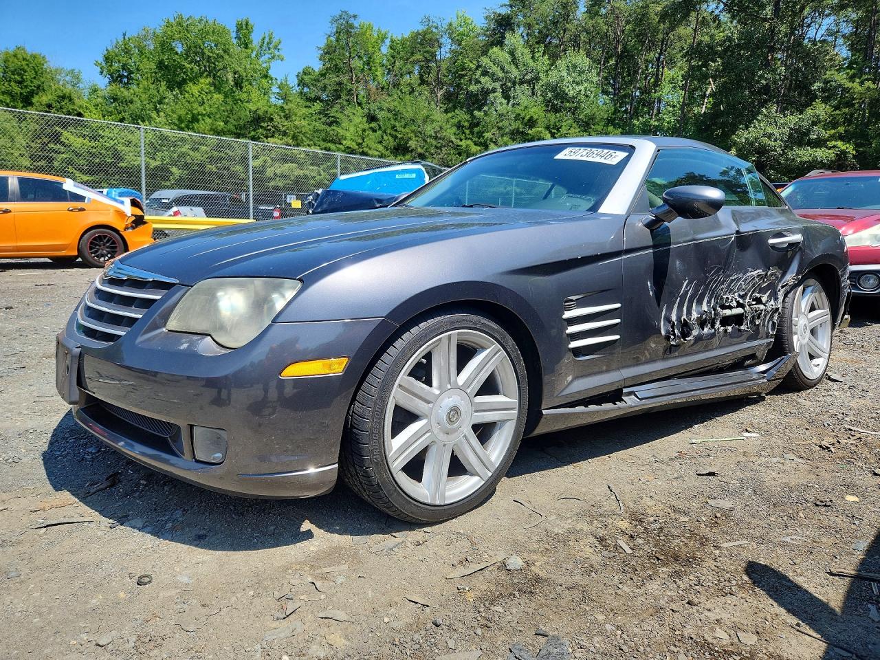 2004 Chrysler Crossfire, VIN 1C3AN69L24X023089 — Днище