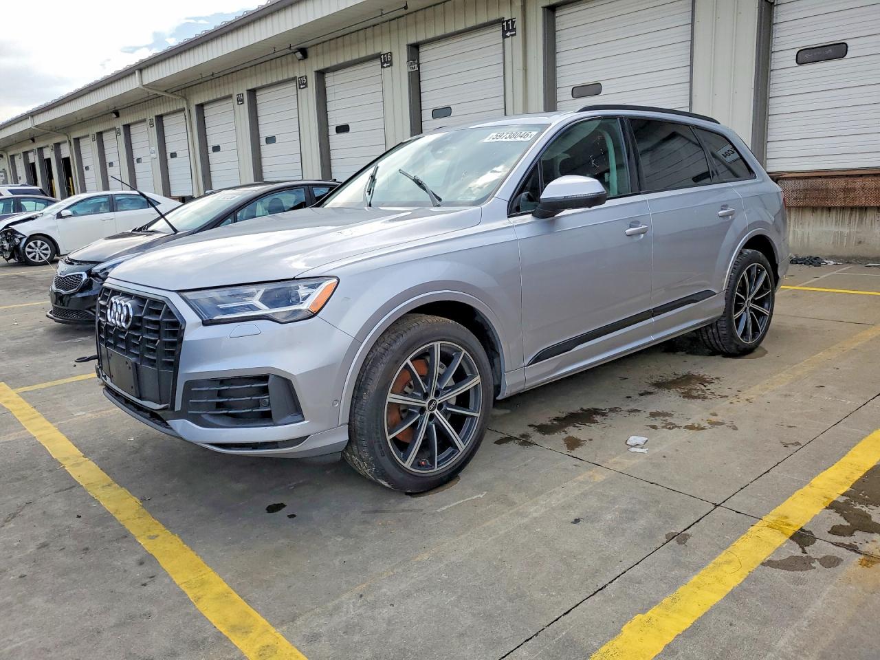 2021 Audi Q7 Premium Plus, VIN WA1LXAF79MD027371 — Undercarriage