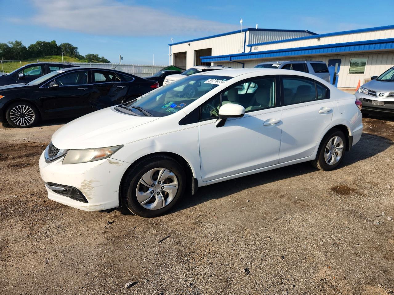 2014 Honda Civic LX, VIN 19XFB2F55EE060227 — Undercarriage