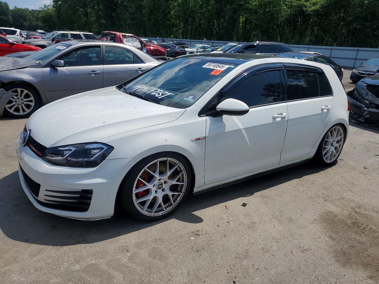 2017 Volkswagen Golf GTI S, VIN 3VW447AU9HM062809 — Water / flood