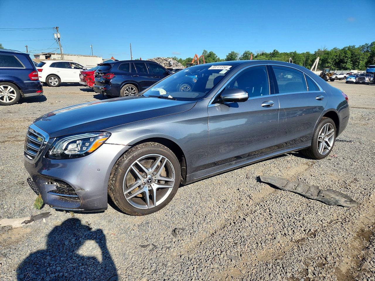 2019 Mercedes-Benz S 560, VIN WDDUG8GB1KA460516 — Front end
