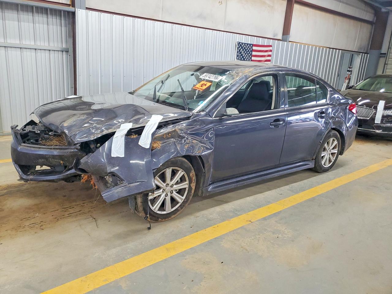 2011 Subaru Legacy Premium Power Moon, VIN 4S3BMBG67B3217128 — Rollover