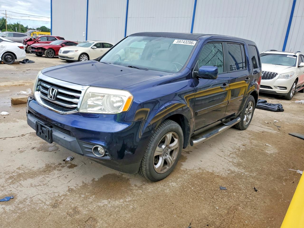 2014 Honda Pilot EX-L, VIN 5FNYF4H50EB036353 — Rear end