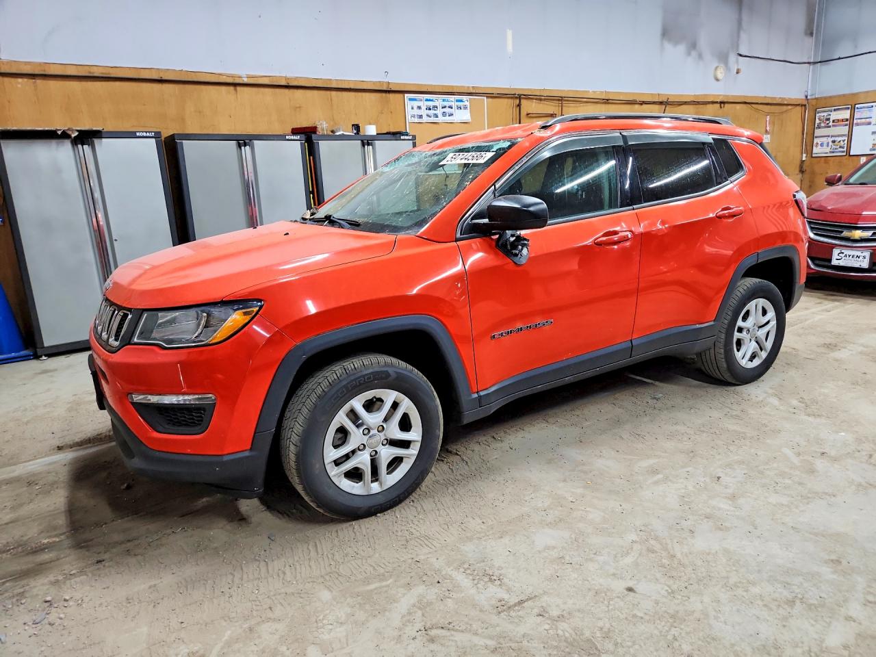 2019 Jeep Compass Upland, VIN 3C4NJDAB0KT592824 — Roof